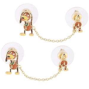 Disney Pixar X Baublebar Toy Story Slinky Earrings Dachshund earrings NWT